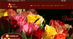 Desktop Screenshot of bombaylounge.net