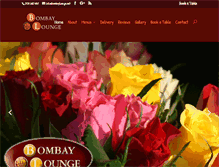 Tablet Screenshot of bombaylounge.net